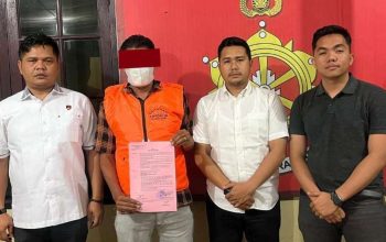 Mantan kepala desa di Dairi digiring polisi terkait kasus korupsi dana desa