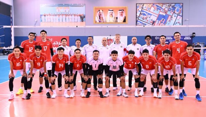 Tersandung di Bahrain! Timnas Voli Putra Indonesia Takluk 1-3 dari Pakistan, Harus Puas di Zona 5–8 Besar AVC 2025