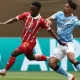 Phil Foden rayakan gol cepat Manchester City di laga Piala Dunia Antarklub 2025 melawan Wydad AC
