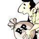 Seorang pendamping desa berbicara dalam forum musyawarah desa, dikelilingi warga yang tampak resah.