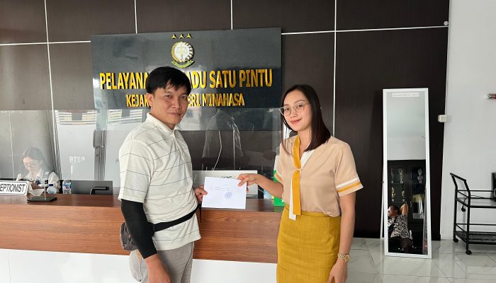 Diduga Gelapkan Dana BUMDes, Eks Hukum Tua Kasuratan Dilaporkan ke Kejari Minahasa