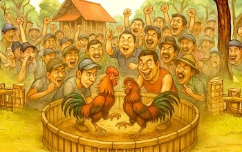 Ketua DPD Laskar Manguni Indonesia Minahasa, Noldy Lila, diduga terlibat dalam praktik sabung ayam di Kayuuwi, Minahasa.
