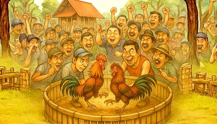 Teriak Tertibkan Judi Sabung Ayam di Tareran, Noldy Lila Malah Dituding Lindungi Sabung Ayam di Kayuuwi