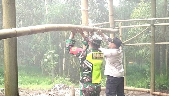Polres Minahasa Tertibkan Lokasi Judi Sabung Ayam Beromzet Puluhan Juta di Kayuuwi