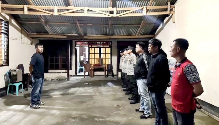 Polsek Kakas Gencarkan Patroli Malam, Pastikan Kamtibmas Tetap Kondusif