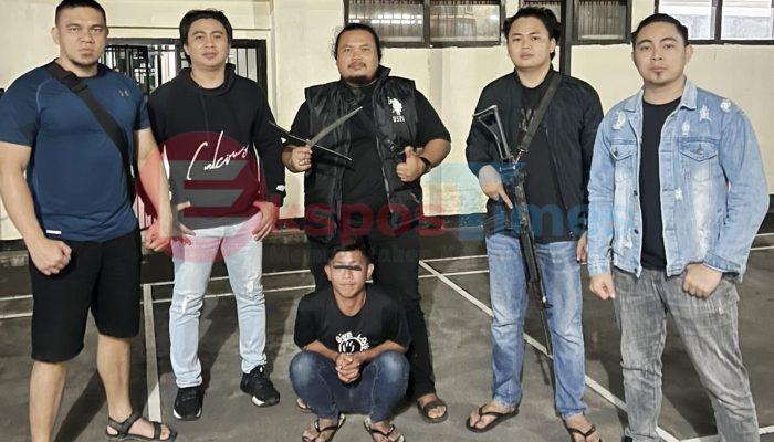 Gegara Teguran, Dua Pemuda Masarang Ditikam! Duel Sajam Berdarah Pecah di Depan Gereja Wawalintouan