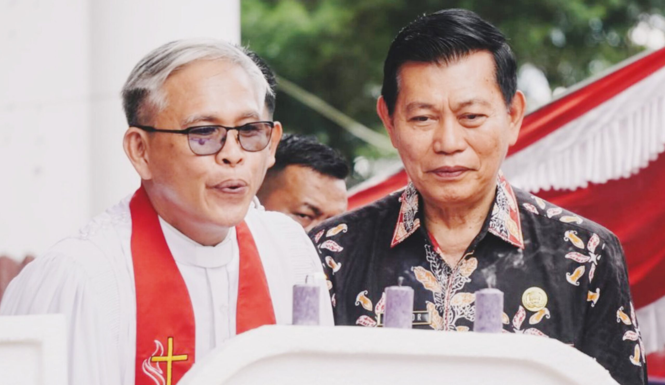 Jemaat GMIM berkumpul dalam ibadah syukur Hari Pekabaran Injil ke-194 di sebuah gereja di Sulawesi Utara