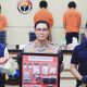 Konferensi pers Polda Jatim terkait penangkapan admin dan anggota grup online penyuka sesama jenis