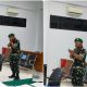 Upacara pemecatan Sertu Al Hadid di lingkungan Kodam, disaksikan jajaran TNI AD,
