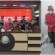 Mantan Dirut BUMD Karawang Giovanni Bintang Raharjo digiring ke tahanan oleh petugas Kejaksaan Negeri Karawang usai ditetapkan sebagai tersangka korupsi Rp7,1 miliar