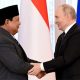 Presiden Republik Indonesia, Prabowo Subianto dan Presiden Federasi Rusia, Vladimir Putin menyampaikan keterangan pers bersama usai pertemuan bilateral di Istana Konstantinovsky, St. Petersburg, pada Kamis, 19 Juni 2025. Foto: BPMI Setpres/Muchlis Jr