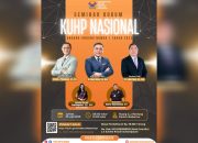 Seminar Nasional KUHP Digelar di Manado, Bahas Tuntas Undang-Undang Nomor 1 Tahun 2023