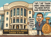 Ups! Sinode GMIM Tak Terdaftar di Sistem Hukum, Tapi Rutin Terima Dana Hibah Jumbo