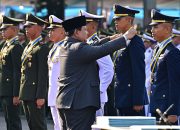 Prabowo Lantik 2.000 Perwira TNI-Polri dalam Praspa 2025 di Cilangkap