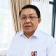 Denny Mangala beri ultimatum akan tempuh jalur hukum soal tudingan pencopotan plank RSUD OD-SK di forum DPRD Sulut.