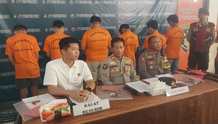 Teror Remaja Bersenjata Guncang Manado, Polisi Ringkus 6 ‘Samurai Jalanan’