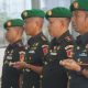 Brigjen TNI Martin Susilo M. Turnip memimpin Sertijab Dandim 1301/Sangihe, 1302/Minahasa, dan 1312/Talaud di jajaran Korem 131/Santiago.