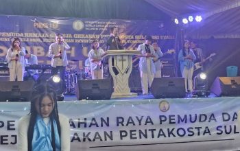 Ribuan pemuda GGP Sulut berkumpul dalam perkemahan rohani di Tomohon dengan tema "Diubah Untuk Mengubah".