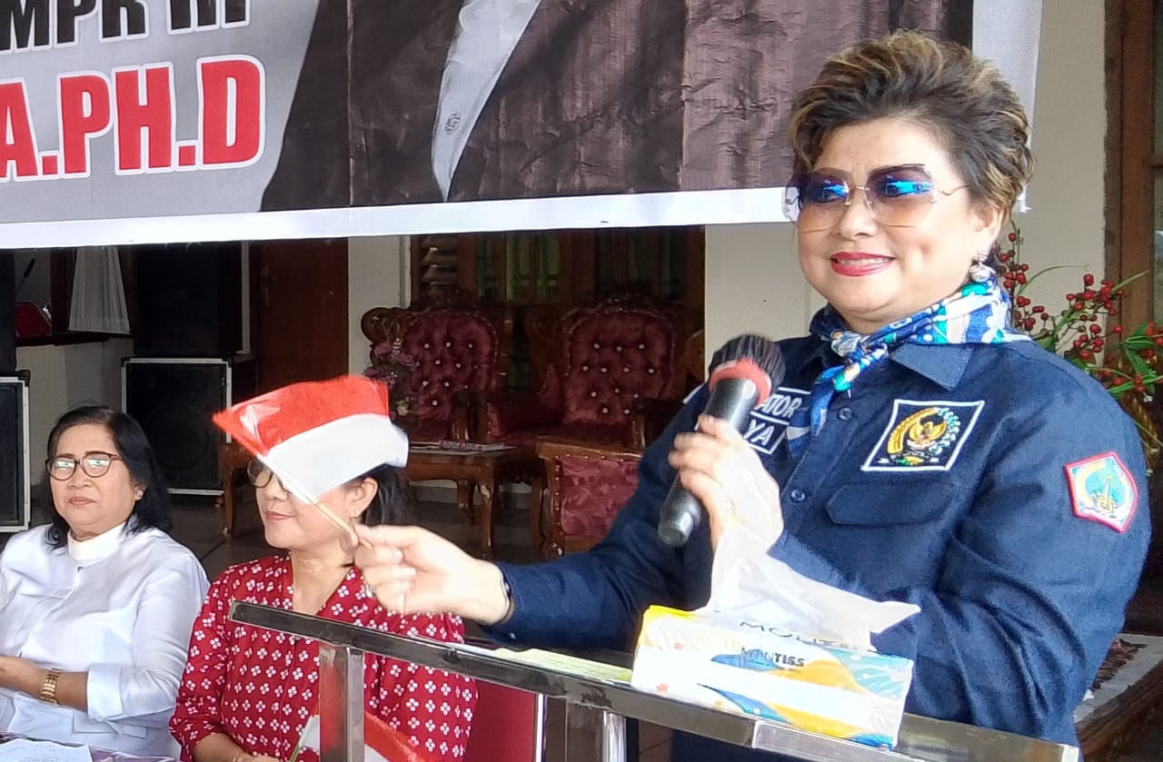 Senator DPD RI Maya Rumantir memberikan peringatan keras kepada pengurus KOPDES agar menjaga integritas dan tidak korupsi
