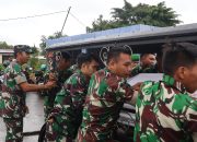 Kodim Minahasa Turut Menghantar Jenazah Putri Sam Ratulangi ke Peristirahatan Terakhir