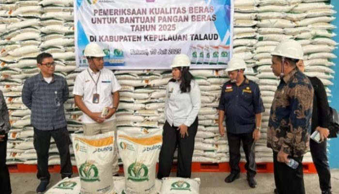 Wabup Talaud Anisya Bambungan Tinjau Gudang Bulog Kiama, Pastikan Stok Beras Aman untuk Warga Pulau Terluar