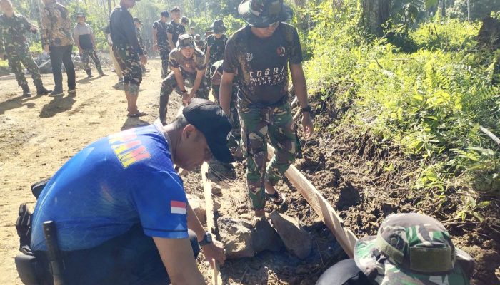 Satgas TMMD Kodim Manado Rintis Jalan 1200 Meter untuk Tingkatkan Akses Warga Bengkol