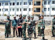 Asrena Kasad Tinjau Progres Pembangunan Kolam Renang di Markas Lettu Alif Primawan