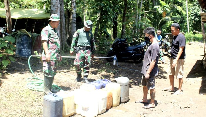Warga Bengkol Bersyukur TMMD 125 Wujudkan Air Bersih