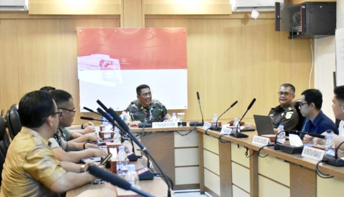 Kasdam Merdeka Pimpin Rapat Pembentukan Satgas Kedaulatan Pangan