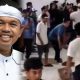 Polisi memasang garis polisi di vila Sukabumi yang dirusak massa saat retret pelajar Kristen.