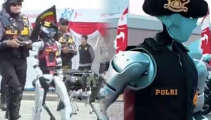 Geger di Monas! Polri Pamerkan 30 Robot Canggih di Hari Bhayangkara, Era Polisi Digital Dimulai