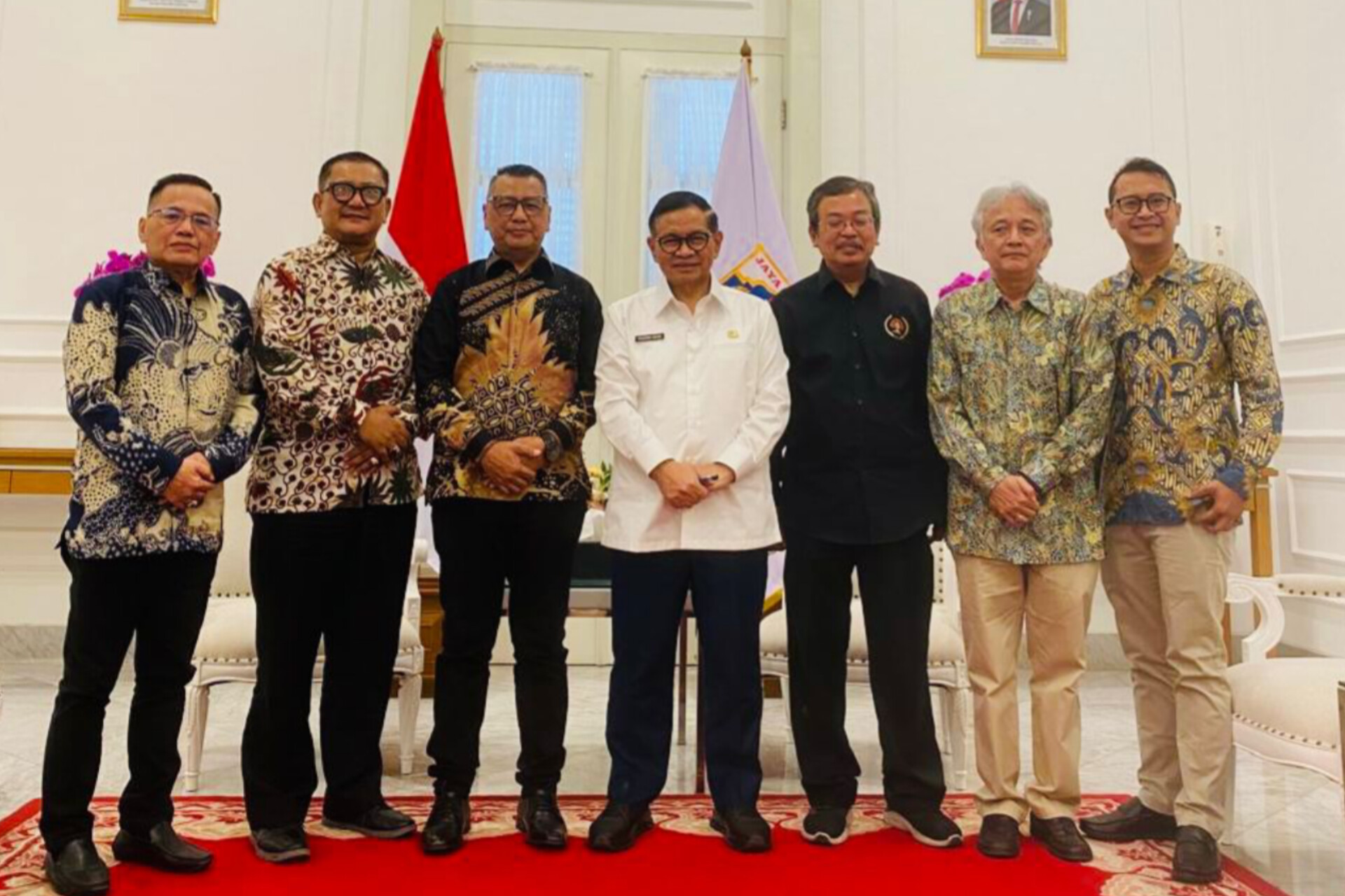Gubernur DKI Pramono Anung menerima audiensi Pengurus PWI Jaya di Balai Kota Jakarta, membahas sinergi Pemprov dan media massa