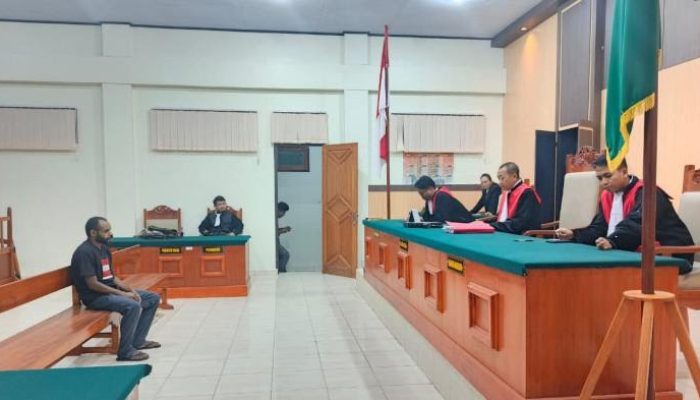 Terlibat KKB, Mantan Anggota Polres Yalimo Dijatuhi Hukuman 8 Tahun Penjara