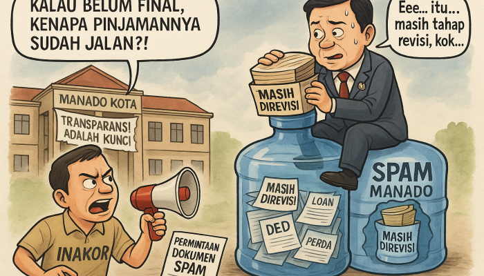 Proyek SPAM Kota Manado Dipertanyakan, INAKOR Desak Pemkot Buka Dokumen Final