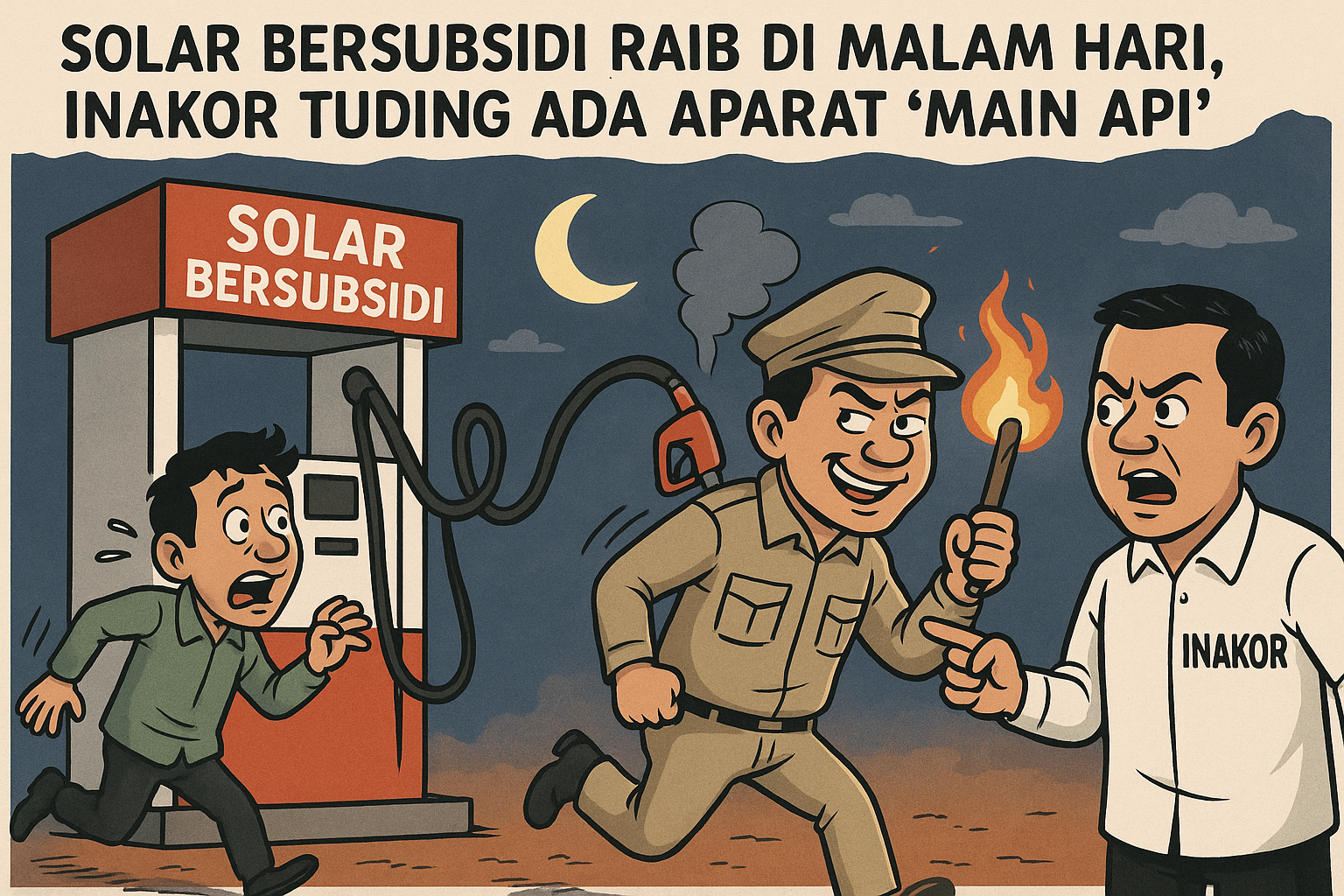 Ketua Harian INAKOR Rolly Wenas menunjukkan dokumen aduan di depan media, mendesak Propam Polda Sulut mengusut dugaan penimbunan solar subsidi oleh oknum polisi di Tondano.