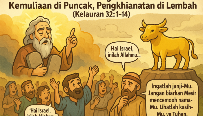 Renungan: Kemuliaan di Puncak, Pengkhianatan di Lembah (Keluaran 32:1–14)