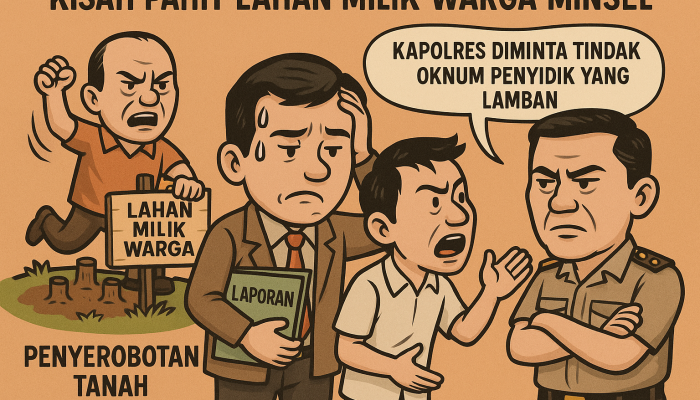 Tersangka Penyerobotan Lahan di Tompasobaru Bebas Wara-wiri, Polres Minsel Dituding ‘Masuk Angin’