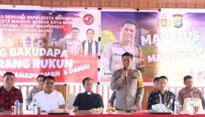 Kapolresta Manado Ajak Tokoh Lintas Agama Perkuat Sinergi Jaga Keamanan dan Kerukunan Kota