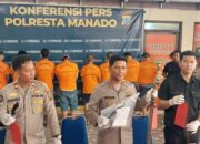 Polresta Manado Ungkap Beragam Kasus Kriminal Juli-Agustus 2025, Dari TPPO hingga Kekerasan Seksual