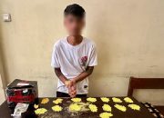 Polres Bitung Bekuk Cecong, Residivis Pengedar Obat Keras Hexymer