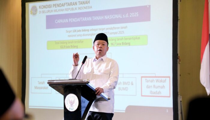 Tanah Wakaf Harus Terlindungi, Menteri ATR/BPN Genjot Sertipikasi Nasional