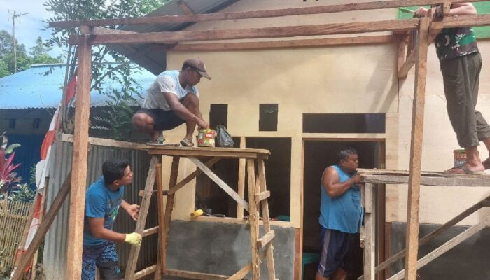 Rehab RTLH TMMD 125 Kodim Manado Hampir Rampung