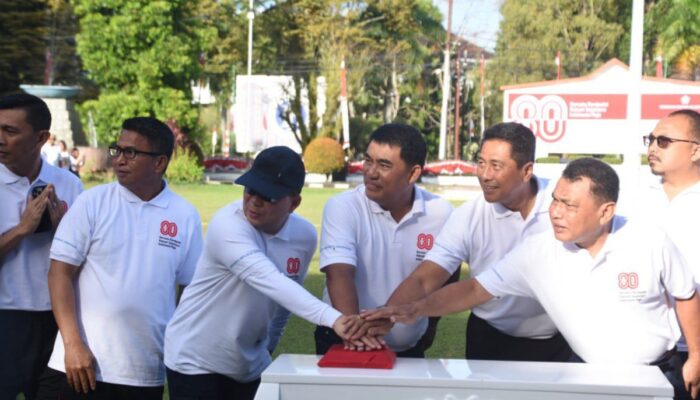 Kasdam Merdeka Hadiri Pencanangan Peringatan HUT RI Ke 80