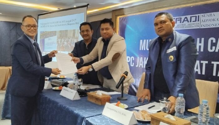 Stefanus Gunawan Kembali Pimpin DPC Peradi SAI Jakarta Barat Periode 2025-2029