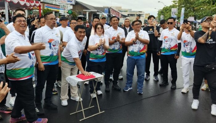 Brigjen Yustinus Bersama Forkopimda Hadiri Launching Logo dan Maskot Porprov XII Sulut