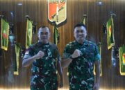 Mayjen Suhardi Sambut Kunjungan Kehormatan Pangdam Palaka Wira