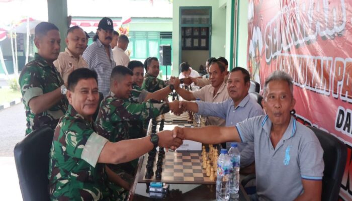 Semarak Kemerdekaan, Dandim Minahasa Satukan Generasi Melalui Perlombaan Catur