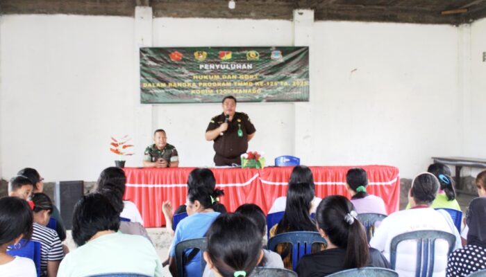 Kodim dan Kejari Manado Ingatkan Pencegahan KDRT