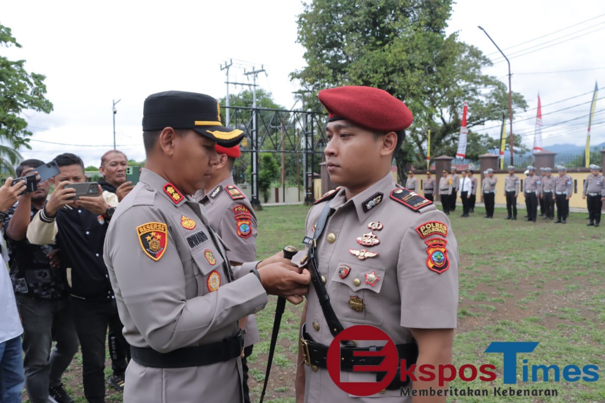 Iptu Ahmad Waafi resmi pimpin Satreskrim Polres Kotamobagu, siap perangi kriminalitas dan ajak warga jadi garda keamanan kota.