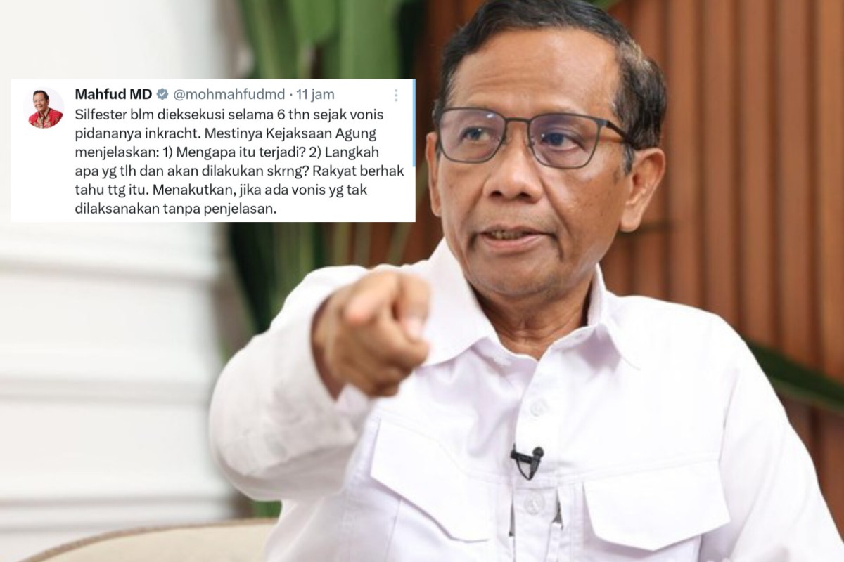 Mahfud MD soroti penundaan eksekusi Silfester Matutina selama enam tahun
